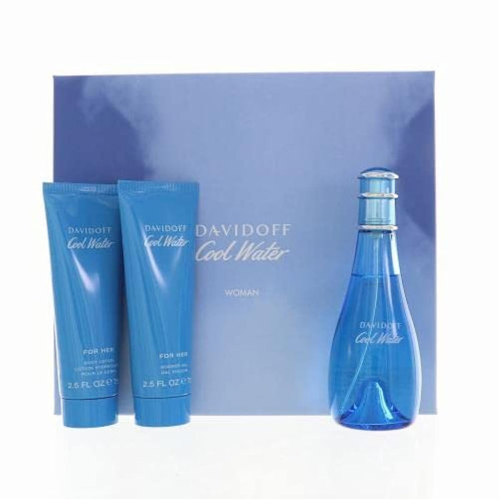 Cool Water by Davidoff 3 Piece Gift Set