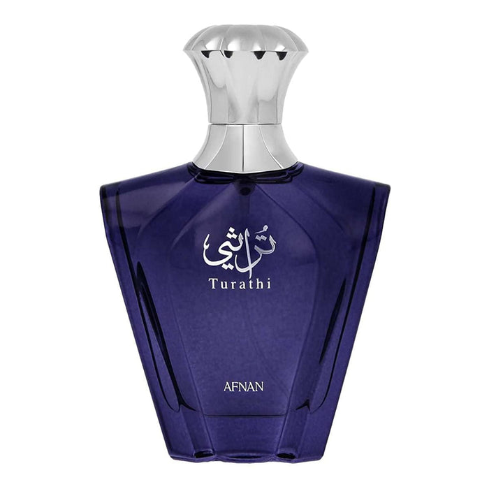 Afnan Turathi Blue Eau de Parfum Spray for Men, 3.0 Ounce