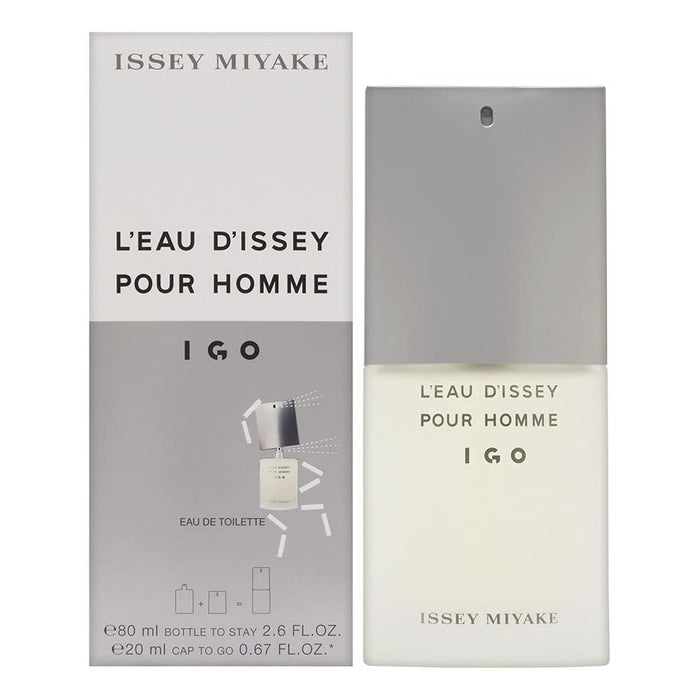 ISSEY MIYAKE MEN/ISSEY MIYAKE EDT SPRAY 2.6 OZ + CAP TO GO EDT SPRAY .67 OZ. [M]