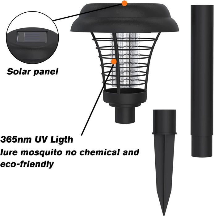 MITOPDEAL | Solar LED Bug Zapper