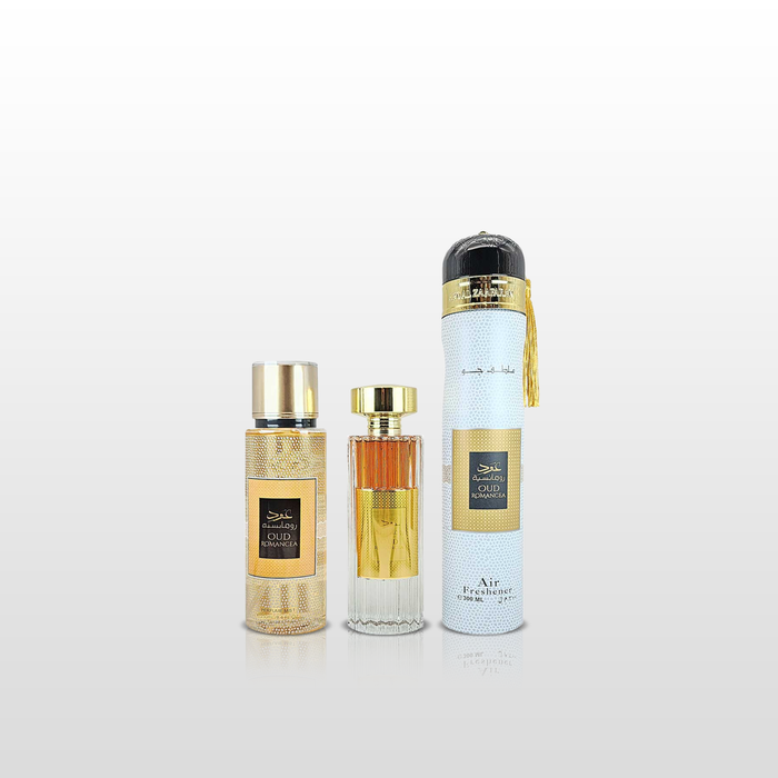 Ard Al Zaafran | Oud Romancea | 3-piece Gift Set