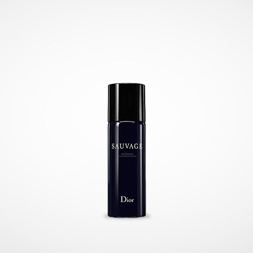 Christian Dior Sauvage in ombre glass bottle in deep blue with textured chrome cover