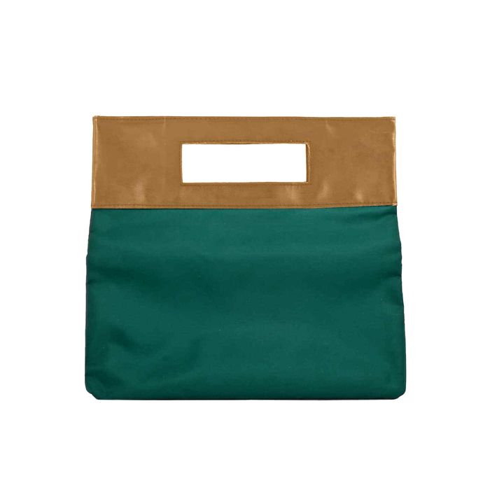 ELIZABETH ARDEN CARRY POUCH BAG (GREEN/BLACK)