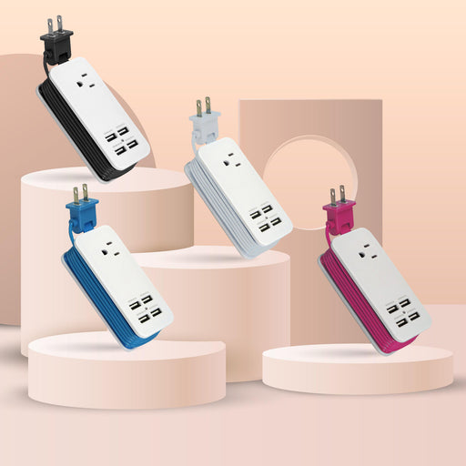 MITOPDEAL | 2-Pack Travel Power Strip