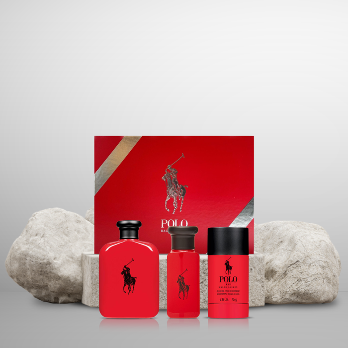 Ralph Lauren | Polo | Red | 3-piece Gift Set