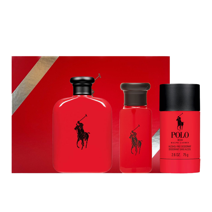 Ralph Lauren | Polo | Red | 3-piece Gift Set