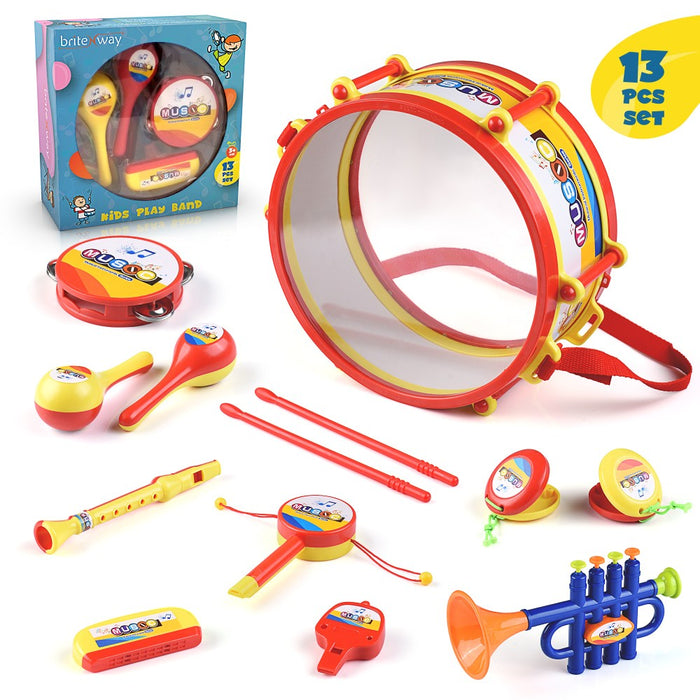 Toddler Music Drum, Kids Percussion Musical Instruments for Boys and Girls